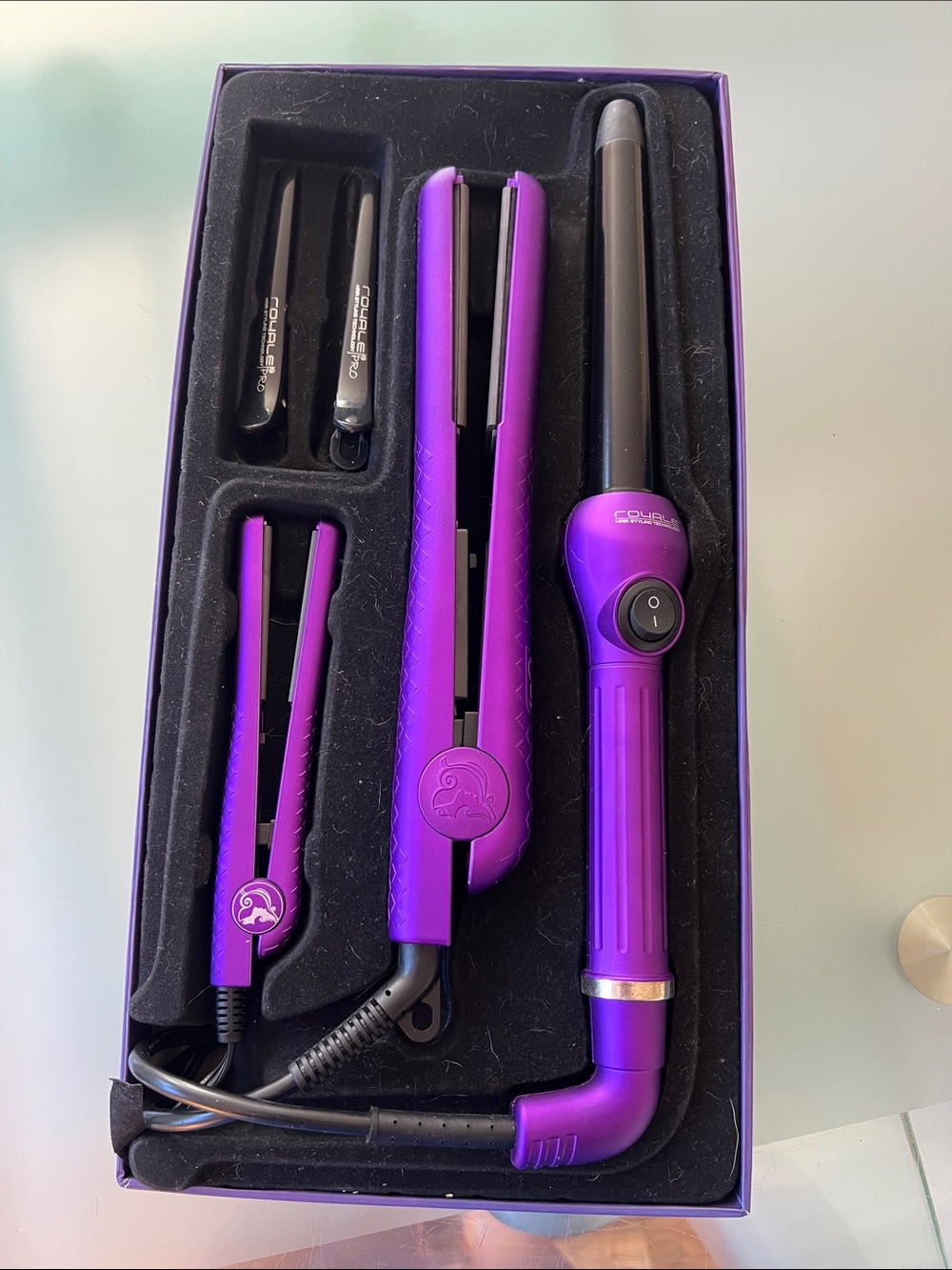 Royale Pro Straightener & Curling Iron Set